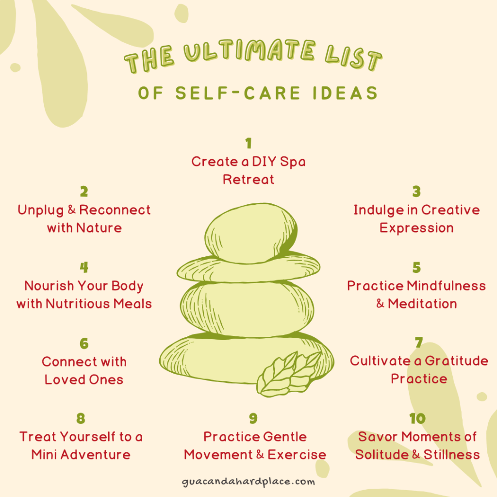 Dive into Bliss: The Ultimate List of Self-Care Ideas for a Relaxing Weekend Getaway!