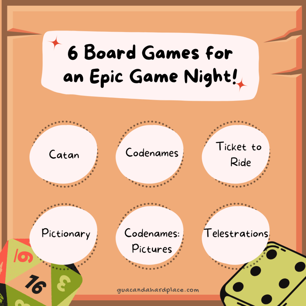 Roll the Dice and Let the Games Begin: 6 Board Games for an Epic Game Night with&nbsp;Friends!