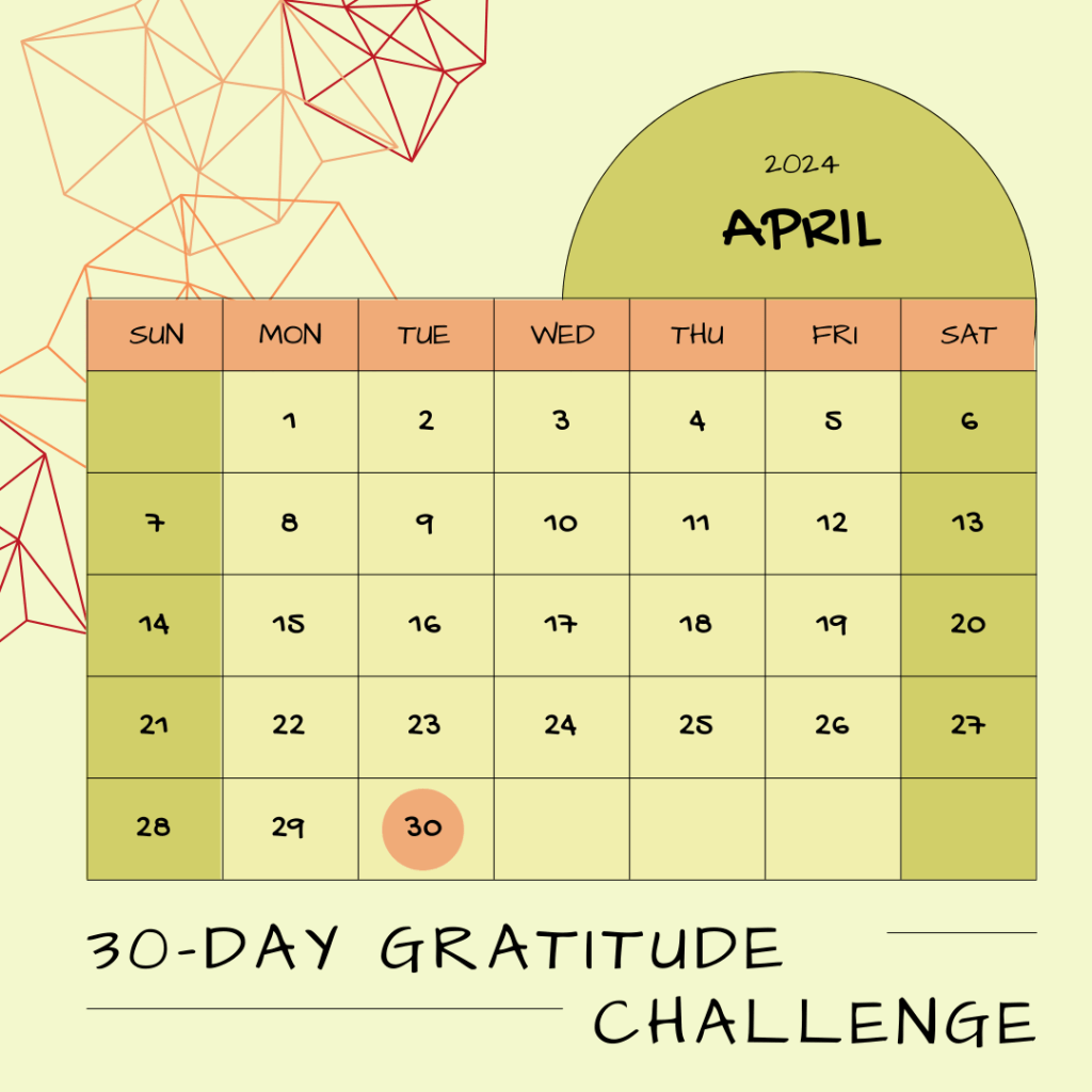 Cultivating Gratitude: A 30-Day Journaling&nbsp;Challenge